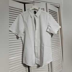 Lululemon airing easy short sleeve shirt size L white